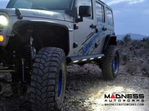 Jeep Wrangler JK Stealth Fighter Side Steps by Addictive Desert Designs - 4 Door - 2007+